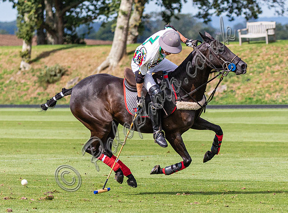 Polo action, 2022 Autumn Cup, Cowdray Park Polo Club