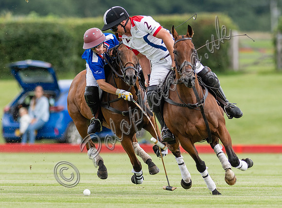 Polo action, 2021 Gold Cup, Cowdray Park Polo Club