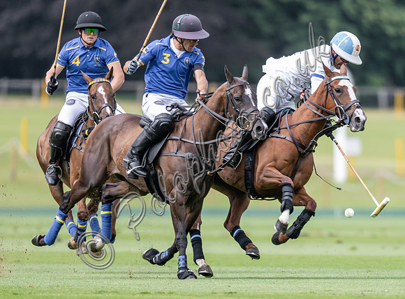Polo action, 2024 Gold Cup, Cowdray Park Polo Club