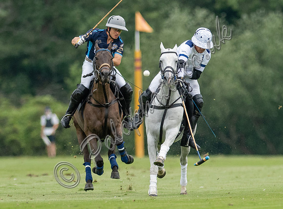 Polo action, 2021 Gold Cup, Cowdray Park Polo Club