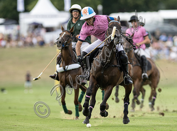 Polo action, 2025 Gold Cupsemi-final, Cowdray Park Polo Club