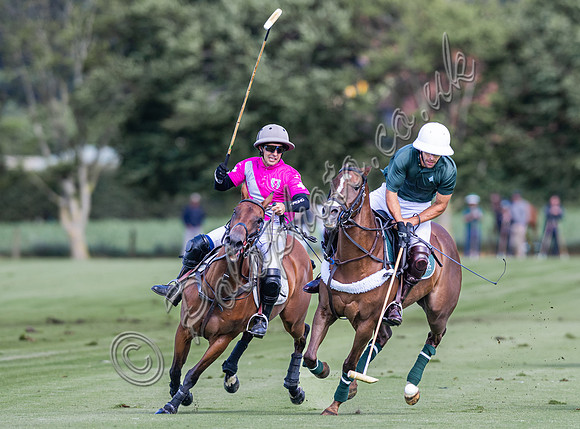 Polo action, 2024 Gold Cup, Cowdray Park Polo Club