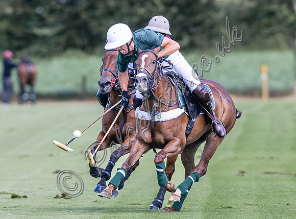 Polo action, 2024 Gold Cup, Cowdray Park Polo Club