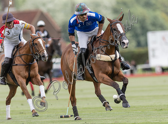 Polo action, 2021 Gold Cup, Cowdray Park Polo Club