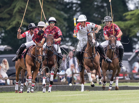 Polo action, Warwickshire Cup Final, Cirencester Park