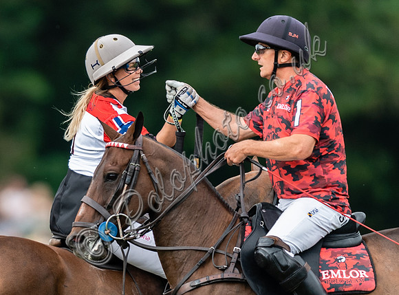 Polo action, Warwickshire Cup Final, Cirencester Park