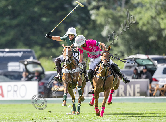 Polo action, 2024 Gold Cup, Cowdray Park Polo Club