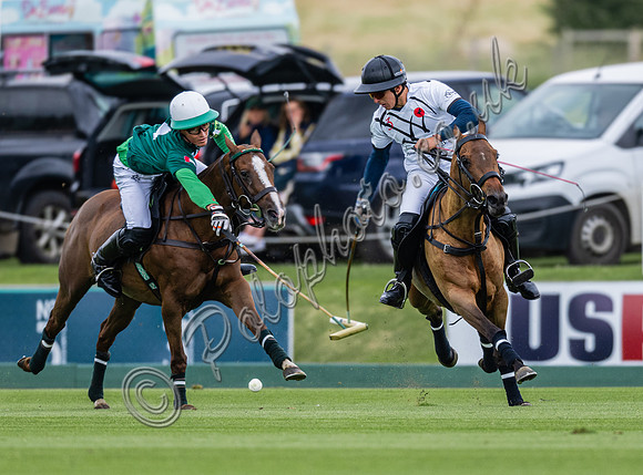 Polo action, 2024 Gold Cup, Cowdray Park Polo Club