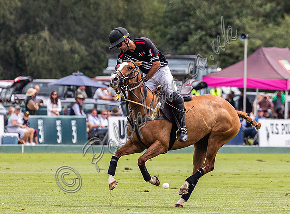 Polo action, 2024 Gold Cup, Cowdray Park Polo Club