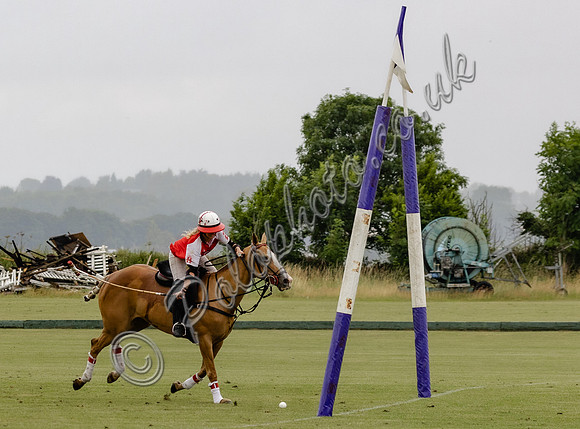 Polo action, Ladies 18 Goal Tournament,  Cirencester Park