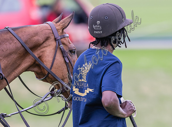 Polo action, 2024 Gold Cup, Cowdray Park Polo Club