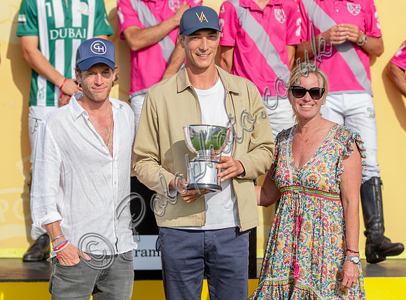 Jack Richardson was awarded the Christopher Hanbury Trophy