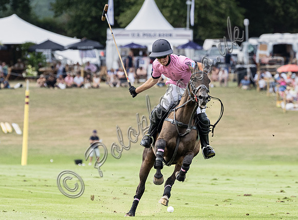 Polo action, 2025 Gold Cupsemi-final, Cowdray Park Polo Club