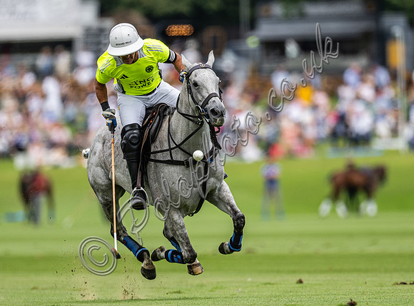 Polo action, 2024 Gold Cup, Cowdray Park Polo Club