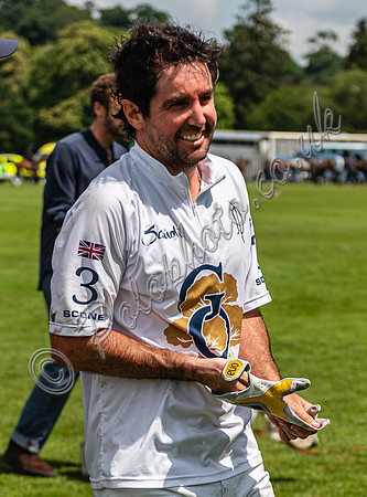 Celebrations by La Dolfina Great Oaks after winning semi final match against King Power, Gold Cup 2024