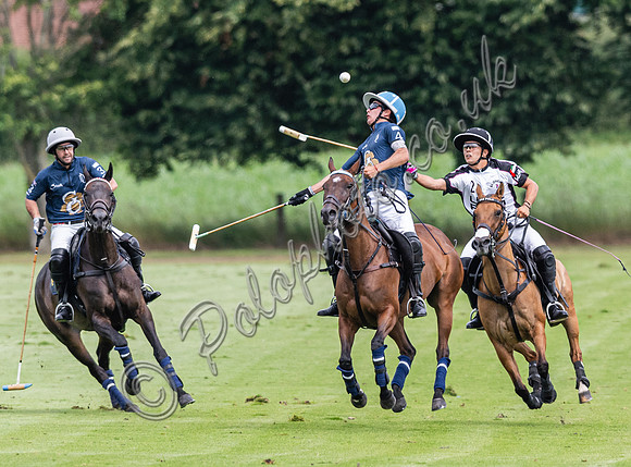 Polo action, 2024 Gold Cup, Cowdray Park Polo Club