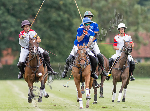 Polo action, 2021 Gold Cup, Cowdray Park Polo Club