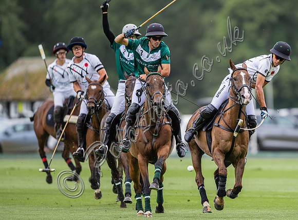Polo action, 2024 Gold Cup, Cowdray Park Polo Club