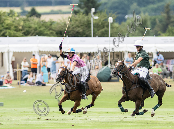 Polo action, 2025 Gold Cupsemi-final, Cowdray Park Polo Club