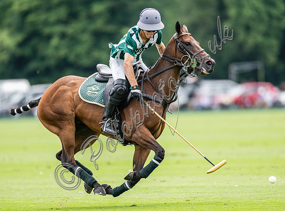 Polo action, 2024 Gold Cup, Cowdray Park Polo Club