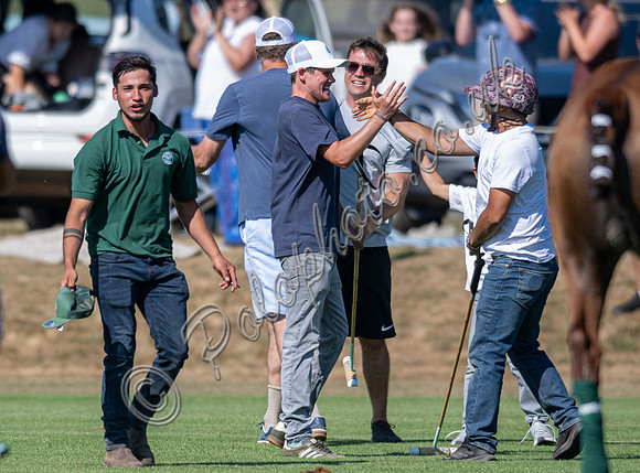 Polo action, 2025 Gold Cup quarter finals, Cowdray Park Polo Club
