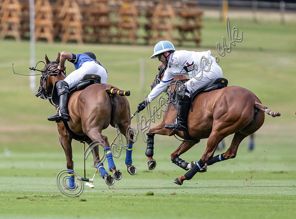 Polo action, 2024 Gold Cup, Cowdray Park Polo Club