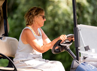 Janey Delow driving buggy