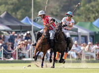 Polo action, 2021 Gold Cup semi-finals, Cowdray Park Polo Club