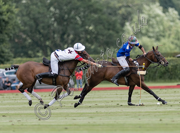 Polo action, 2021 Gold Cup, Cowdray Park Polo Club