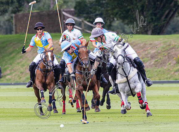 Polo action, 2022 Autumn Cup, Cowdray Park Polo Club