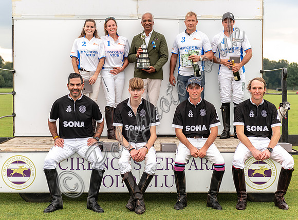 Town Cup presentation, Cirencester Park 2021