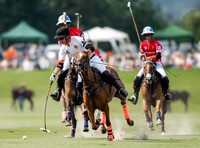 Polo action, 2021 Gold Cup semi-finals, Cowdray Park Polo Club