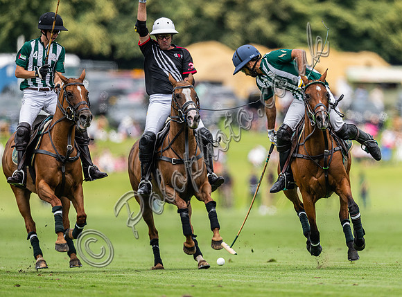 Polo action, 2024 Gold Cup, Cowdray Park Polo Club