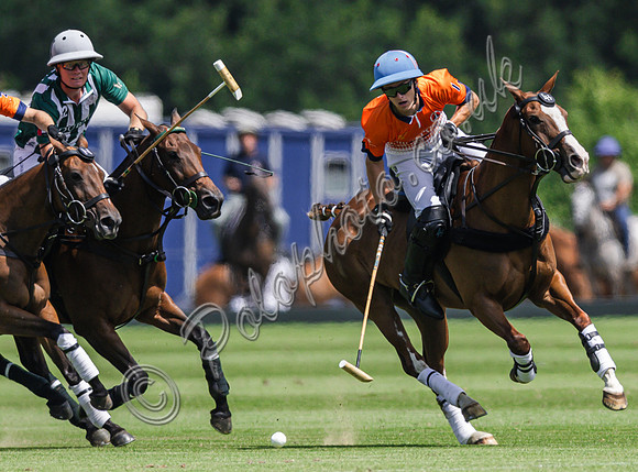 Polo action, 2025 Gold Cup, Cowdray Park Polo Club
