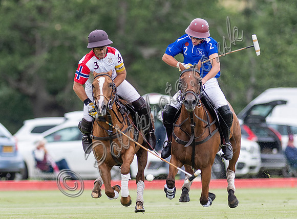 Polo action, 2021 Gold Cup, Cowdray Park Polo Club