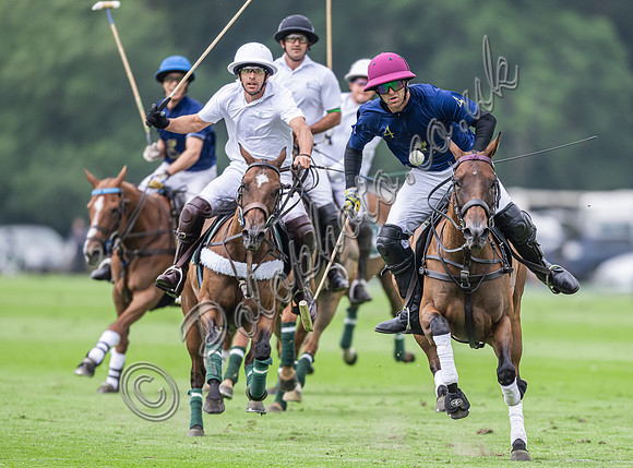 Polo action, 2024 Gold Cup, Cowdray Park Polo Club